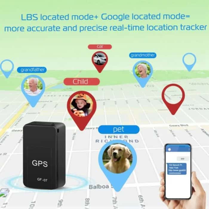 GPS Tracker Real Time Tracking Car Anti-Theft Anti-lost Locator Strong Magnetic Mount